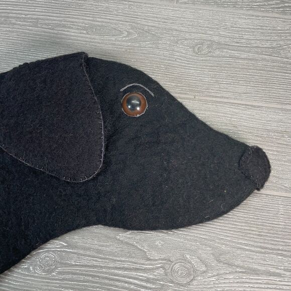 Newari Black Labrador Retriever Dog Christmas Stocking Wool Icelandic NEW & RARE - Picture 3 of 12